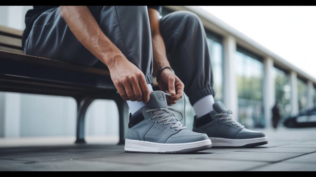 How to lace basketball shoes casually with loose lacing for a comfortable streetwear look