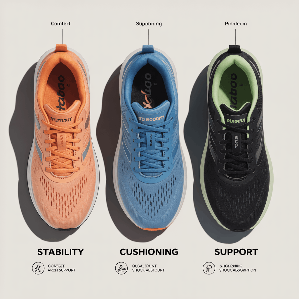 Comparison of best running shoes for peroneal tendonitis highlighting stability cushioning and support features for pain relief